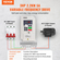 VEVOR VFD 3HP 2,2KW 5A Τριφασική Είσοδος AC 380V σε 3 Φάσεις 0-380V Έξοδος 0-2000Hz