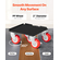 VEVOR Furniture Dolly Heavy Duty Furniture Mover με 5 τροχούς Χωρητικότητα 3474 λίβρες
