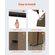VEVOR Bypass Door Hardware 4ft Bypass Closet Door Track Kit για σύστημα 2 θυρών