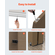 VEVOR Bypass Door Hardware 6ft Bypass Closet Door Track Kit για σύστημα 2 θυρών