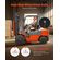VEVOR Universal Forklift Seat Fold Down Tractor Seat Suspension Ρυθμιζόμενη πλάτη