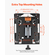 VEVOR Universal Seat Suspension Kit χωρίς συρόμενη ράγα που ταιριάζει στο τρακτέρ χορτοκοπτικής μηχανής