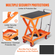 Επιτραπέζιο καρότσι VEVOR Hydraulic Lift, Χωρητικότητα 1100 lbs Ύψος ανύψωσης 35,4&quot; Χειροκίνητο Τραπέζι ανύψωσης μονής ψαλίδας με 4 τροχούς και αντιολισθητικό μαξιλαράκι, υδραυλικό καρότσι με ψαλίδια για χειρισμό και μεταφορά υλικού