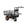 VEVOR Electric Utility Cart 500lbs Capacity Power Wagon 36V 432W Wheelbarrow