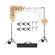VEVOR Backdrop Stand Background Stand Kit με 2 τρίποδο για Party &amp; Photo Studio