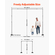 VEVOR Backdrop Stand Background Stand Kit 8,5 x 10 ft για Party &amp; Photo Studio
