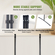VEVOR Room Divider 3-Panel Πτυσσόμενη οθόνη Privacy Fabric partition Office Λευκό