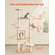 VEVOR Large Cat Tree Tall Cat Tower Πολυεπίπεδο Condo Play House for Indoor Cat