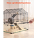 VEVOR Wire Hamster Cage Habitat 22,8 in Rodent Gerbil Small Animal House