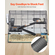 VEVOR Wire Hamster Cage Habitat 29,5 in Rodent Gerbil Small Animal House