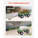 VEVOR Steel Garden Cart 680lb Capacity Heavy Duty Yard Wagon Cart 10in Tires