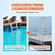 VEVOR Aluminium Dock Ladder Flip-Up Boat Dock Ladder 5 σκαλοπάτια με φορτίο 350 λίβρες