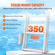 VEVOR Aluminium Dock Ladder Flip-Up Boat Dock Ladder 5 σκαλοπάτια με φορτίο 350 λίβρες