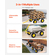 VEVOR Steel Garden Cart 1400lb Capacity Heavy Duty Yard Wagon Cart 13in Tires