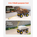 VEVOR Steel Garden Cart 500lb Capacity Heavy Duty Yard Wagon Cart 10in Tires
