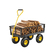 VEVOR Steel Garden Cart 500lb Capacity Heavy Duty Yard Wagon Cart 10in Tires