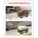 VEVOR Steel Garden Cart 900lb Capacity Heavy Duty Yard Wagon Cart 10in Tires