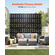 VEVOR Metal Privacy Screen 47&quot; x 72&quot; Ανεξάρτητες Εξωτερικές Οθόνες Προστασίας Προσωπικών Δεδομένων