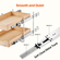 VEVOR 2 Tier Pull Out Organizer ντουλαπιών Soft Close Slideout Ξύλινο συρτάρι 14&quot; Π x 21&quot; D