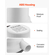 Αντλία VEVOR Livewell για σκάφος 12V 1600GPH Livewell Aerator Pump Straight 2 είσοδοι