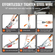 VEVOR Power Puller Come Along Βαρούλκο 4 τόννων 8818 lbs Heavy Duty Pull Hoist 3 Hooks