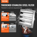 VEVOR 15,5Wx19,5H Inch Commercial Hood Filter Range Hood Διάφραγμα από ανοξείδωτο χάλυβα