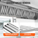 VEVOR 15,5Wx19,5H Inch Commercial Hood Filter Range Hood Διάφραγμα από ανοξείδωτο χάλυβα