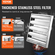 VEVOR 19,5Wx19,5H Inch Commercial Hood Filter Range Hood Διάφραγμα από ανοξείδωτο ατσάλι