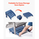 VEVOR Adirondack Ottoman 15,7L x 18,9W x 13H Inch HDPE Πτυσσόμενο υποπόδιο μπλε