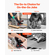 VEVOR Cordless Track Saw 5-1/2 in Plunge-Cut Saw Kit για μέταλλο ξύλου (μόνο εργαλείο)