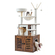 VEVOR Large Cat Tree Box Box Περίβλημα 2-σε-1 Cat Tower Εσωτερικό Play House για γάτες