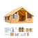 Φουσκωτή σκηνή VEVOR για Κάμπινγκ 5-8 Άτομα Glamping Σκηνή με Αντλία Εύκολη ρύθμιση