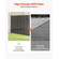 VEVOR Chain Link Fence Slats Privacy Διπλό τοίχωμα με φτερά για ψηλό φράχτη 8&#039;