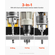 Magnetic Drill 1400W 2878 lbf Magnetic Drill Press 2 in Boring Diameter 6 Bits Yellow