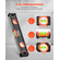 VEVOR 6 PCS Magnetic Torpedo Level 78/48/32/24/16/10 In Leveler with Bubble Vial