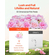 VEVOR 3D Flower Panel Wall 12 ΤΕΜ 15x15 σε τεχνητό λουλουδάτο χαλάκι για γάμο