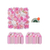 VEVOR 3D Flower Panel Wall 12 ΤΕΜ 15x15 σε τεχνητό λουλουδάτο χαλάκι για γάμο