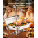 VEVOR 8 Qt 4 Pack Ορθογώνιο σετ μπουφέ πιάτων πλήρους μεγέθους από ανοξείδωτο χάλυβα