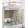 VEVOR 8 Qt 4 Pack Ορθογώνιο σετ μπουφέ πιάτων πλήρους μεγέθους από ανοξείδωτο χάλυβα