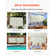 VEVOR 3D Flower Panel Wall 24 ΤΕΜ. 15 x 15 ιντσών Τεχνητό λουλουδάτο φόντο για γάμο