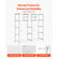 VEVOR 10 Drawer Dresser Fabric Storage Drawers Fabric Bins & Steel Frame White