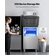 VEVOR Commercial Ice Maker 450LBS/24H & 250LBS Storage Bin AutoCleaning