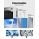 VEVOR Commercial Ice Maker 450LBS/24H & 250LBS Storage Bin AutoCleaning