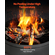 VEVOR 20 In Chiminea Outdoor Wood Burning Firepit with Grill Mesh & Chimney Coat