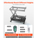 VEVOR 71 cm Electric Lift Table Single Scissor Lifting Platform 150 kg 4 Wheels