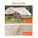 Φουσκωτή σκηνή VEVOR για Κάμπινγκ Glamping Σκηνή 3-5 Ατόμων με κουβούκλιο αντλίας