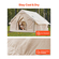 Φουσκωτή σκηνή VEVOR για Κάμπινγκ 4-6 Άτομα Glamping Σκηνή με Αντλία Εύκολη ρύθμιση