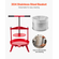 Εγχειρίδιο VEVOR Fruit Wine Press for Wine Making 2,38 Gal/9L Stainless Steel