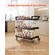 VEVOR Heavy Duty Utility Cart 500 lbs Χωρητικότητα 3-επιπέδων καλάθι σέρβις με ρόδες