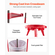 Εγχειρίδιο VEVOR Fruit Wine Press for Wine Making 3,69 Gal/14L από ανοξείδωτο χάλυβα